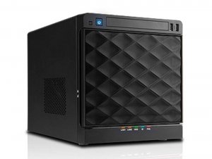 In Win MS04-01 Mini 4 Bay Server Tower with 315W 80+ Gold PSU - Black 