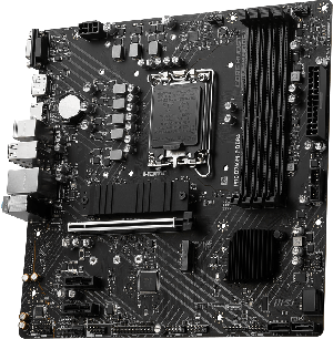 Msi Pro B760m-p Matx Motherboard, 4x Ddr5~192gb, 1x Pci-e X 16, 2x Pci-e X 1,  2x M.2, 4x Sata, 1x Usb 3.2 , 4x Usb 2.0, 1x Usb-c