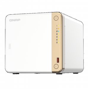 Qnap TS-462-4G 4-bay Desktop Nas,intel Celeron N4505 Dual-core, 4 Gb Ddr4 Onboard Not Expandable, 4 X 3.5