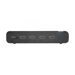 Belkin F1dn204kvm-un-4 4-port 2 Head Dp/hdmi  Universal Skvm W/cac Pp4.0 , 3yr Wty