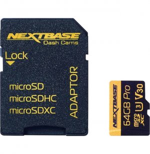 Nextbase 64GB microSDXC - 100 MB/s Read - 70 MB/s Write - 1 Year Warranty