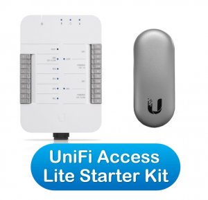 Ubiquiti Unifi Access Hub W/ Ua-lite Bundle - Single Door Entry Mechanism - Poe Powered, Supports Ua-lite And Ua-pro - Four Inputs And 12v Dry Relays