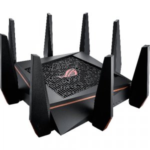 Asus Gt-ac5300 Rog Wireless Gaming Router,  1.8ghz 64bit Quad-core Cpu Bcm4908, 1gb Ddriii Ram & 256 Mb Flash