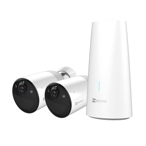 Ezviz Bc1 1+2 Pack, 12900mah Wire-free Camera, Full Hd 1080p (2mp), Pir & Ai Human Detection, Color Night Vision