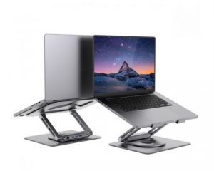 Mbeat Stage S12 Rotating Laptop Stand With Usb-c Docking Station