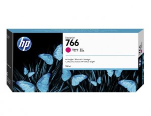 Hp P2v90a Hp 766 300-ml Magenta Inkcrtg