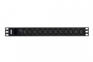 Aten PE0212G-AT-G 12 Port 1u Basic Pdu Supports Up To 15a With 12 Iec C13 Outputs