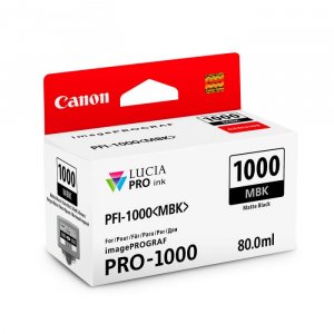 Canon Pfi-1000 Matte Black Ink Tank Imageprograf Pro-1000 80ml