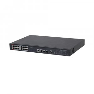Dahua Dh-pfs4218-16et-190-v3 16-port 100 Mbps + 2-port Gig Managed Poe Switch,3yr