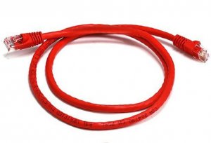 8ware Cat 6a Utp Ethernet Cable, Snagless  - 0.25m (25cm) Red