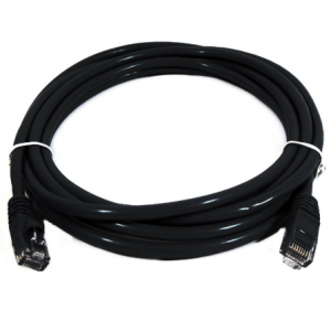 8ware Cat 6a Utp Ethernet Cable, Snagless  - 0.5m (50cm) Black