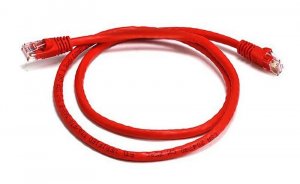 8ware Cat6a Utp Ethernet Cable 0.5m (50cm) Snagless red