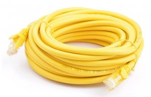 8ware Cat6a Utp Ethernet Cable 10m Snagless yellow