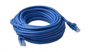 8ware Cat 6a Utp Ethernet Cable, Snagless  - Blue 15m PL6A-15BLU