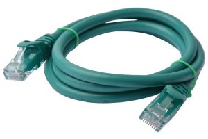 8ware Cat 6a Utp Ethernet Cable, Snagless  - 1m (100cm) Green