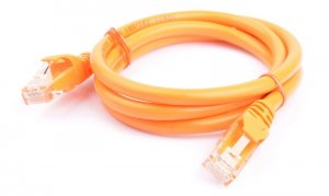 8ware Cat 6a Utp Ethernet Cable, Snagless  - 1m (100cm) Orange