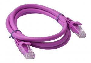 8ware Cat 6a Utp Ethernet Cable, Snagless  - 1m (100cm) Purple