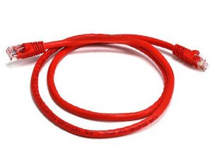 8ware Cat 6a Utp Ethernet Cable, Snagless  - 1m (100cm) Red