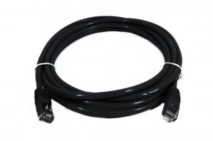 8ware Cat 6a Utp Ethernet Cable, Snagless  - 2m Black