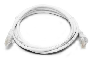 8ware Cat 6a Utp Ethernet Cable, Snagless  - 2m White