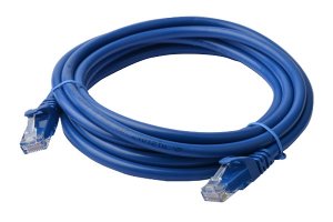 Cat 8ware 6a Utp Ethernet Cable, Snagless  - 3m Blue