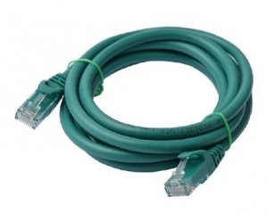 8ware Cat 6a Utp Ethernet Cable, Snagless  - 3m Green