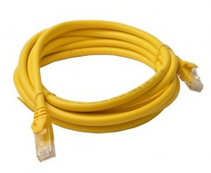 8ware Cat 6a Utp Ethernet Cable, Snagless  - 3m Yellow