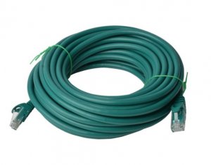 8ware Cat 6a Utp Ethernet Cable, Snagless  - 50m Green