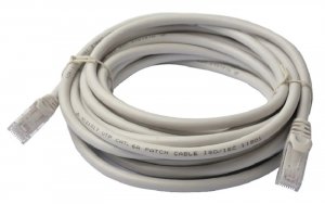 8ware Cat 6a Utp Ethernet Cable, Snagless  - 5m Grey