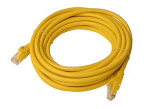 8ware Cat6a Utp Ethernet Cable 5m Snagless yellow