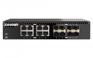 Qnap Qsw-3216r-8s8t 8-port Managed Switch, 8g, 10gbe Sfp+(8), 10gbase-t(8), 2yr Wty