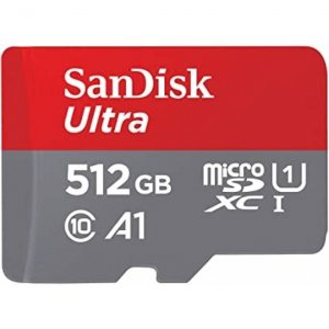 Sandisk Sdsqua4-512g-gn6mn Micro Sdxc Ultra Uhs-i Class 10 , A1, 120mb/s No Adapter 