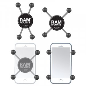 Ram Mounts Ram-hol-un7bu Ram Universal X-grip Cradle For Iphone X/8/7/6 With Tether