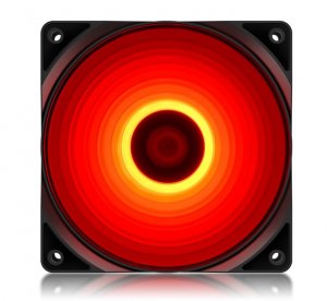 Deepcool Rf120r High Brightness Case Fan With Built-in Red Led (dp-fled-rf120-rd)