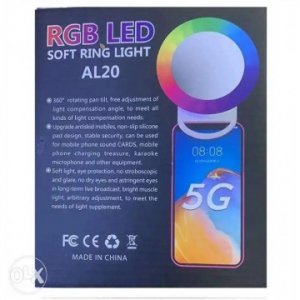 Teq -rgb Led Soft Ring Light Al20 For Mobile