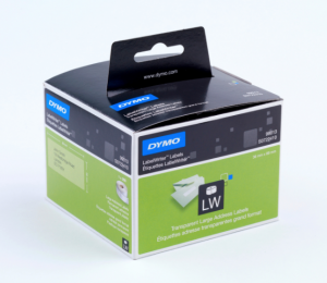Dymo S0722410 Dymo Label Writer Labels - Clear Large A