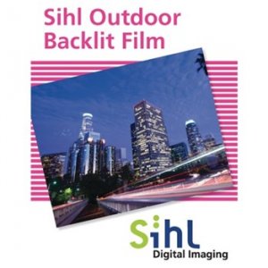 Sihl 3856 Backlit Film 145mic 1270mm X 30m Ultra White Transparent Front