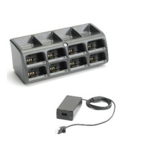 Zebra RS507 8-battery Charger with external power supply WITHOUT an AC cord