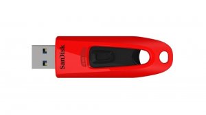 Sandisk Ultra Usb 3.0 Flash Drive| Cz48 32gb| Usb3.0| Red| Stylish Sleek Design| 5y