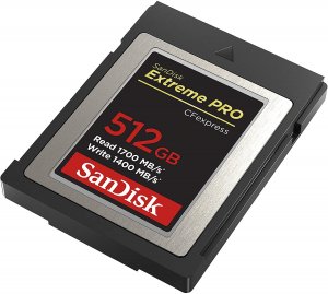 SanDisk 512GB Extreme PRO CFexpress Card Type B SDCFE-512G