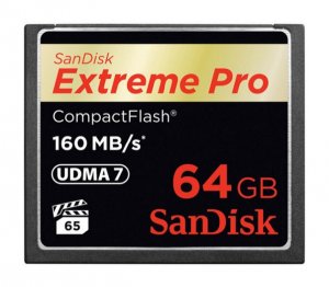 Sandisk 64GB Extreme Pro Compact Flash - 160mb/s (SDCFXPS-064G-X46)