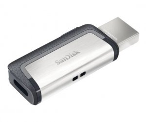 SanDisk SDDDC2-256G-G46 Ultra Dual Drive Type C 256GB Black USB3.1 Flash 