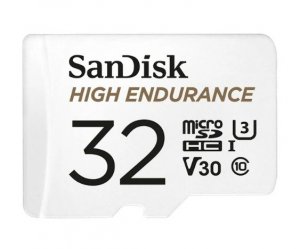 SanDisk 32GB High Endurance microSDHC UHS-I C10 U3 V30 Memory Card - 100MB/s