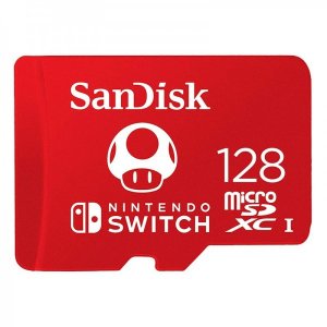 Sandisk 128gb Nintendo-licensed Microsd Card For Nintendo Switch Sdsqxao-128g-gn3zn