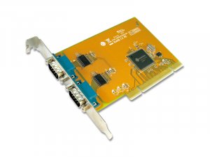 Sunix Comcard-2p Ser5037a Dual Port Serial Io Card Pci Card; Speeds Up To 115.2kbps; Support Microsoft Windows, Linux, And Dos(l)