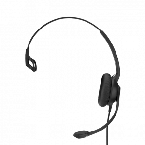 Epos Sennheiser Sc230 Wide Band Monaural Headset With Noise Cancelling Mic - High Impedance For Standard Phones, Easy D