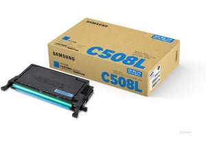 Samsung Clt-c508l Cyan Toner For Clp-620 670ndclx- 6220fx Yield 4000 Pages