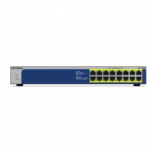 NETGEAR GS516PP 16-Port High-powered PoE+ Gigabit Unmanaged Switch (260W PoE budget)