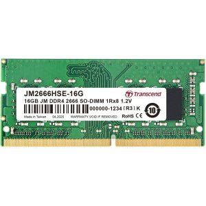 Transcend JM2666HSE-16G 16gb Jm Ddr4 2666mhz So-dimm 1rx8 2gx8 C