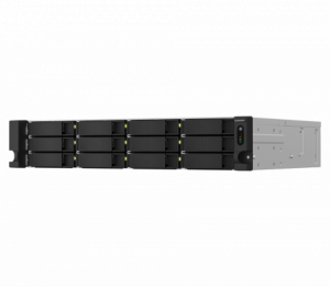 Qnap TS-1264U-RP-8G 2u 12-bay Rackmount Nas, Intel Celeron N5095 Quad-core, 8 Gb Onboard Not Expandable, 12 X 3.5